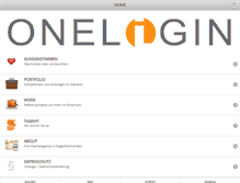Tablet Screenshot of onelogin.at